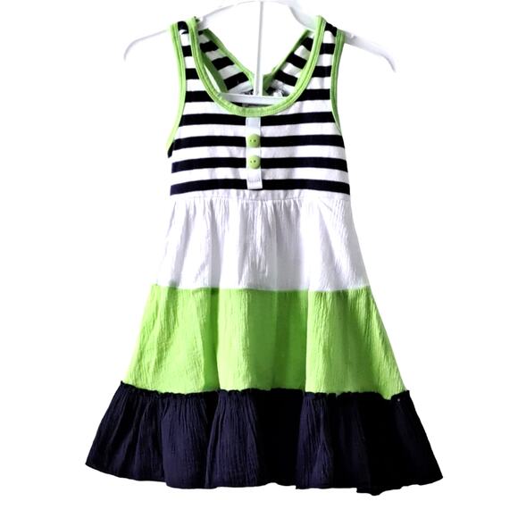 Jona Michelle Sleeveless Colorblock Dress Size 3T - Picture 1 of 9
